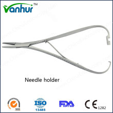 Ent Basic Surgical Instruments Straight with Lock Needle Holder Forceps